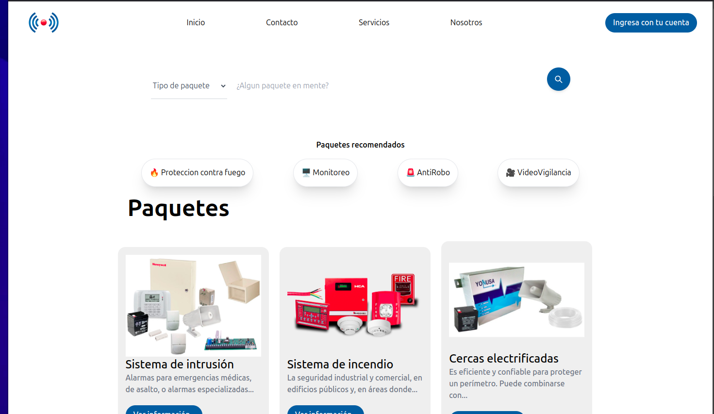 Landing page servicios ALPRO